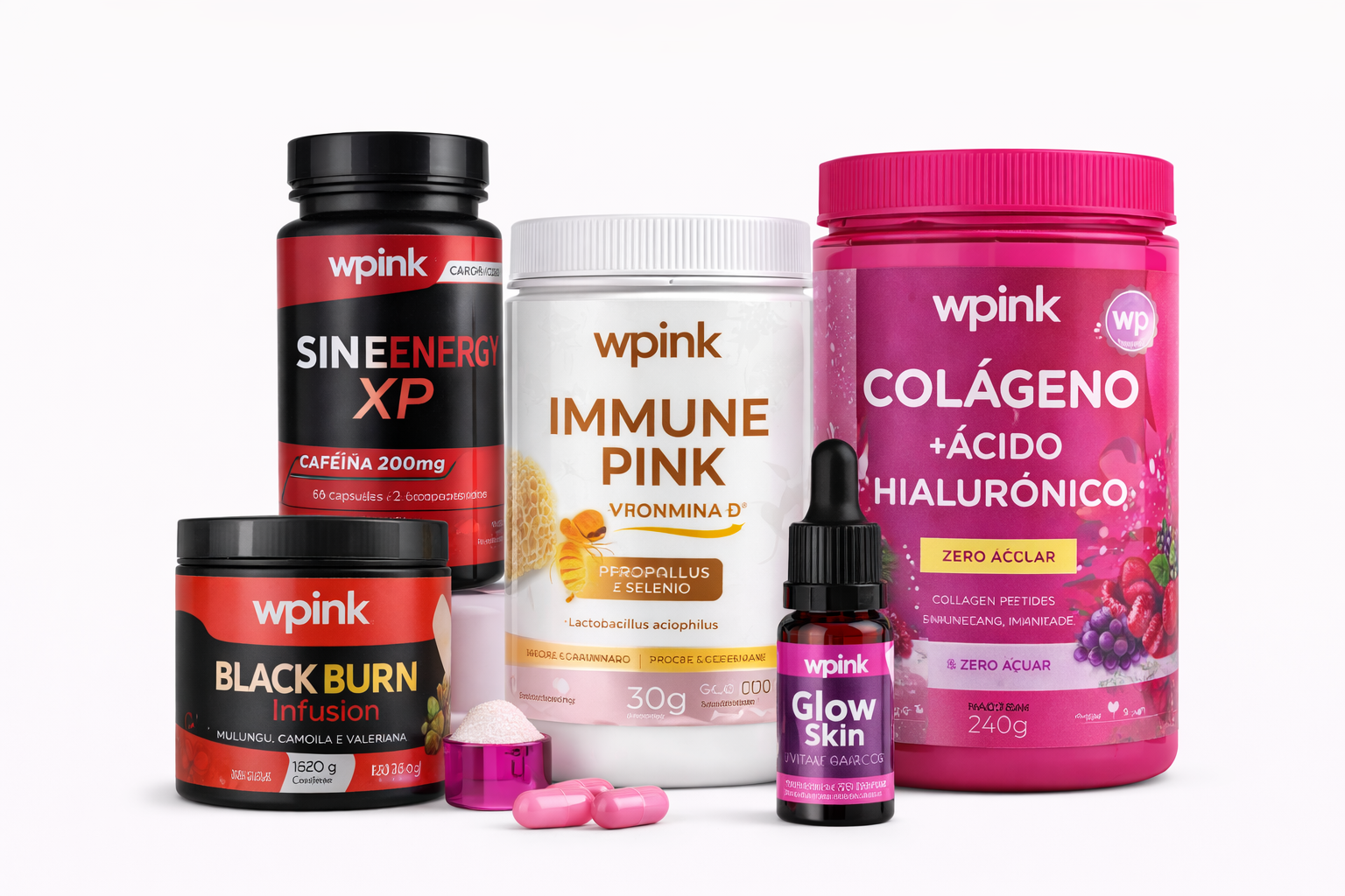 Kit Wpink Full Care: Beleza, Imunidade e Energia