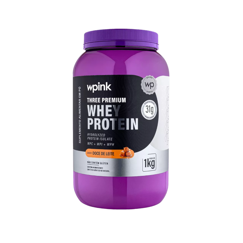 Three Premium Whey Protein Doce de Leite 3W - (1kg)
