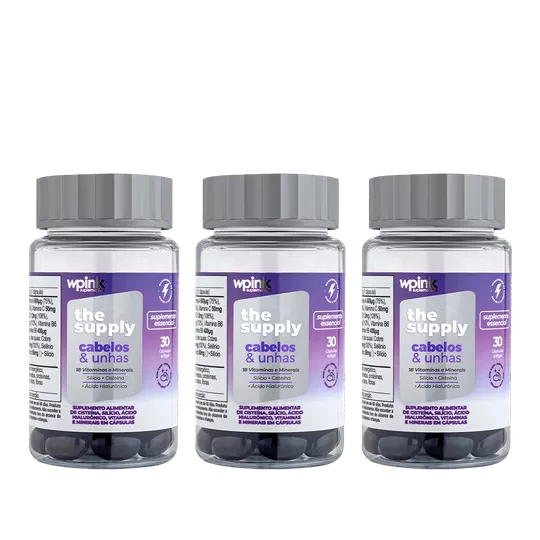 Kit 3 cabelos e unhas - wp