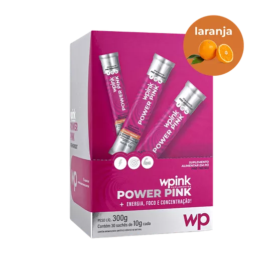 Power Pink de Laranja - Pré-Treino – 300g